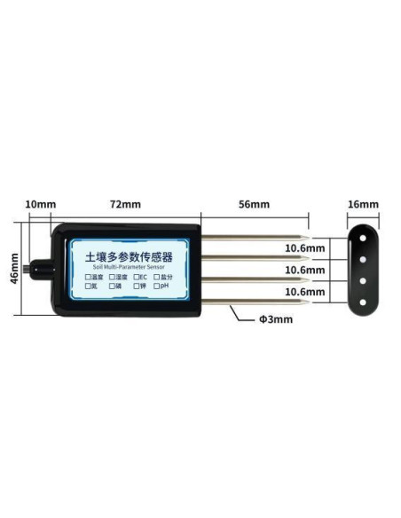 CC-A Sensor de suelo 8 parámetros