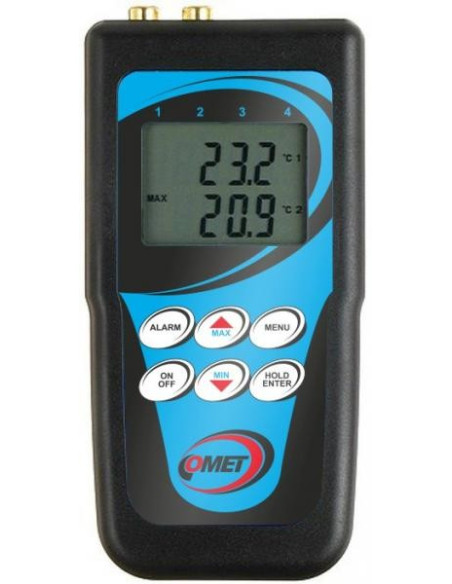 D0221 Registrador de Temperatura de con 2 Canales (-200 to +500°C)