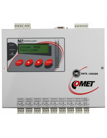 MS6D Registrador de Datos de 16 Canales