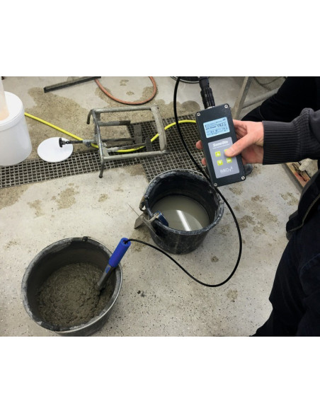 Medidor de Contenido de Agua en Cemento Fresco