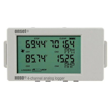 4 channel HOBO Data Logger with display