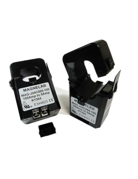 ACT-0024 split-core current sensors transform an AC input current up 100 to 300 Amps to a 5A