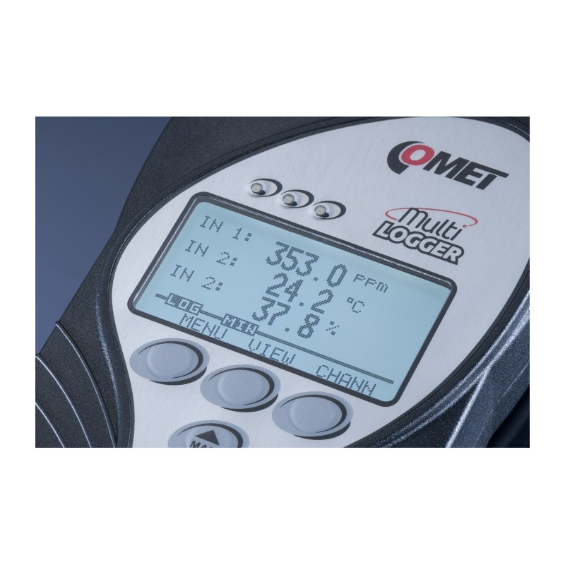 M1322 Thermo-hygro-CO2 meter with 2 MiniDIN and 2 Terminals Multilogger