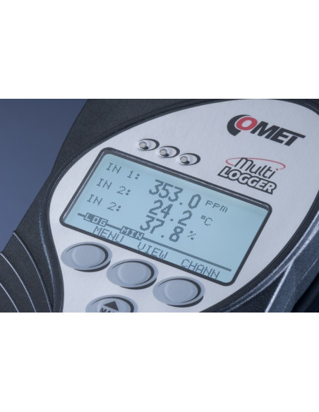 M1322 Thermo-hygro-CO2 meter with 2 MiniDIN and 2 Terminals Multilogger