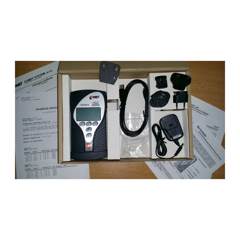 M1322 Thermo-hygro-CO2 meter with 2 MiniDIN and 2 Terminals Multilogger