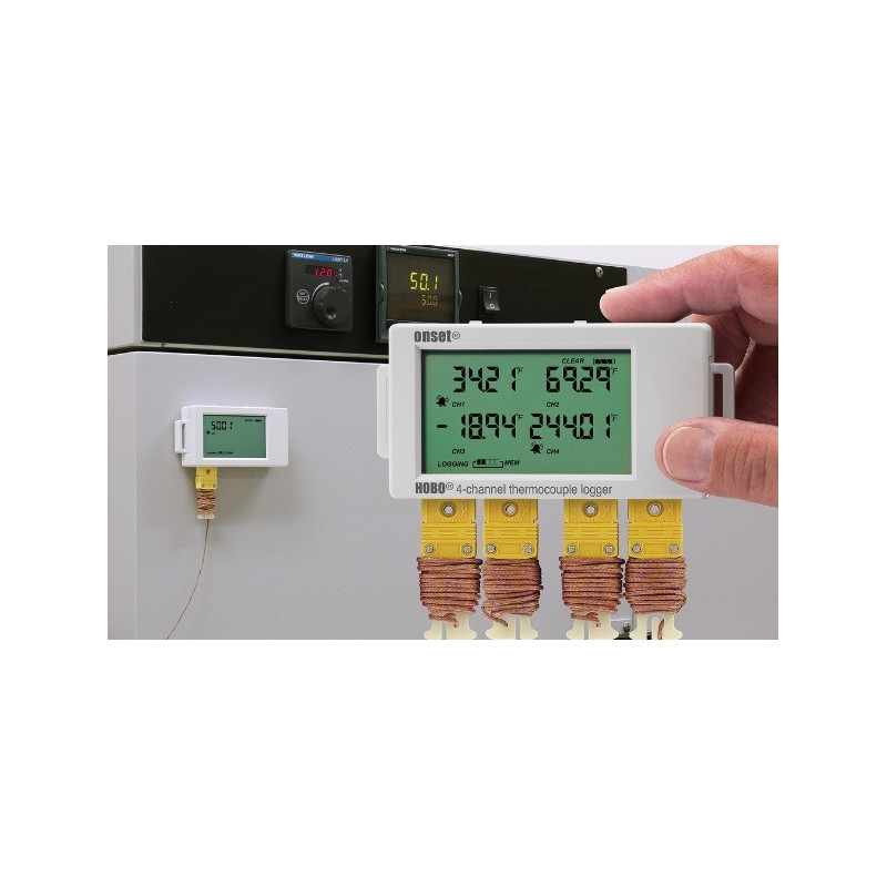 UX120-014M HOBO 16-bit 4-channel Thermocouple Logger