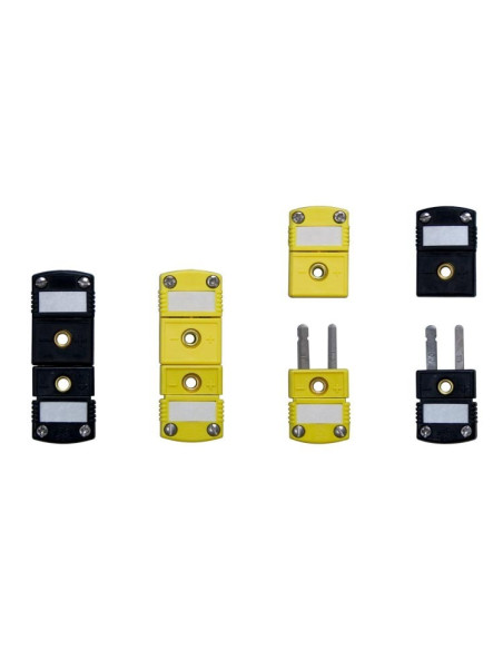 ST/E Conectores para tipo de termopares K (NiCr-Ni), J (FeCu-Ni)
