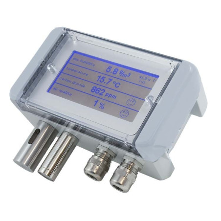 AO-CO2-M/A Sensor de Calidad de Aire de Múltiples Funciones (CO2, VOC, etc.), con display