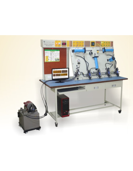 Scientech2471 Banco de trabajo electrohidráulico