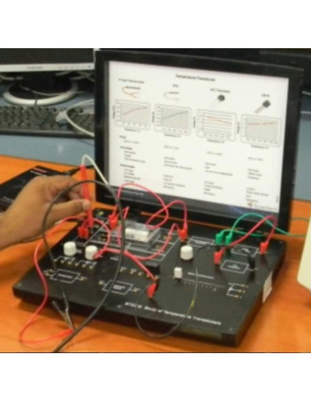 Scientech2302 TechBook para Estudio de Transductores de Temperatura