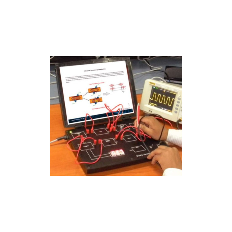Scientech2312 Techbook para Ultrasonic Transducer treinador