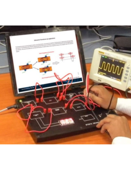Scientech2312 Techbook para Ultrasonic Transducer treinador