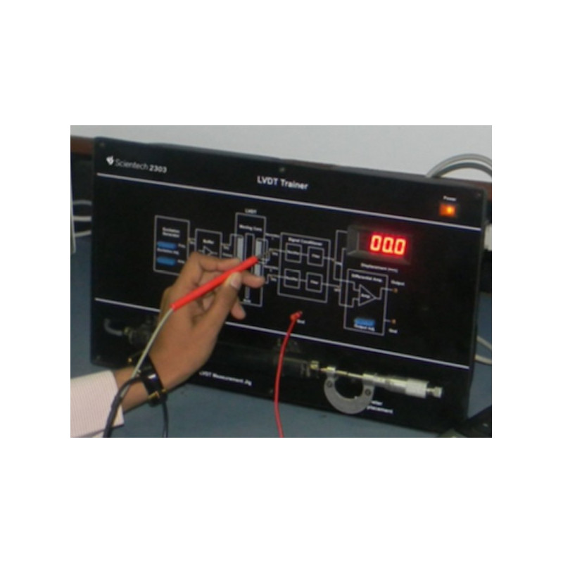 Scientech2303 Study of LVDT (Linear Variable Differential Transformer)