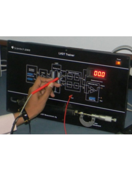 Scientech2303 Study of LVDT (Linear Variable Differential Transformer)