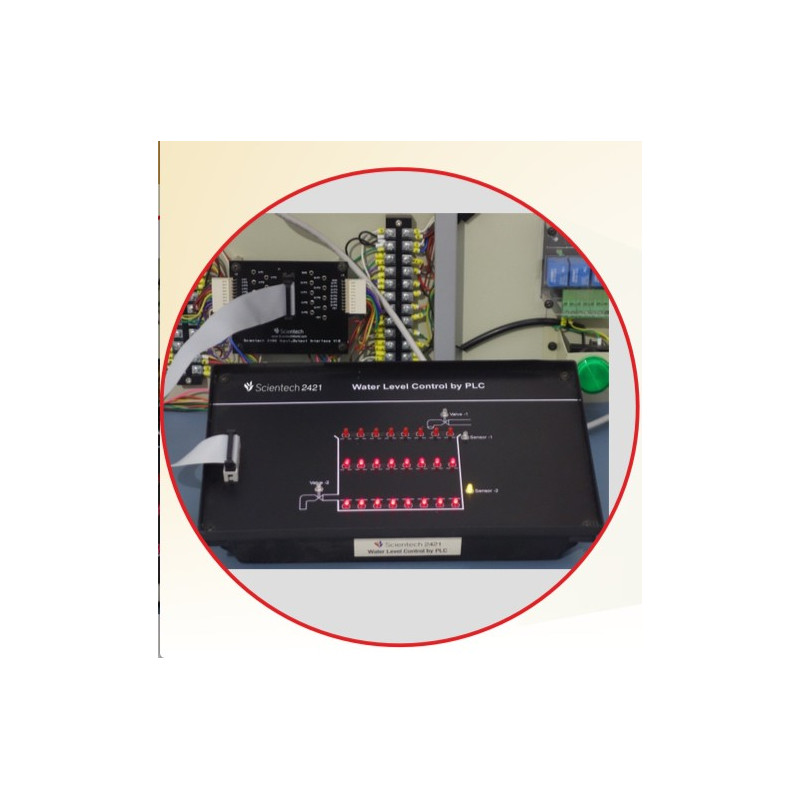 Scientech2421 Water Level Control by PLC