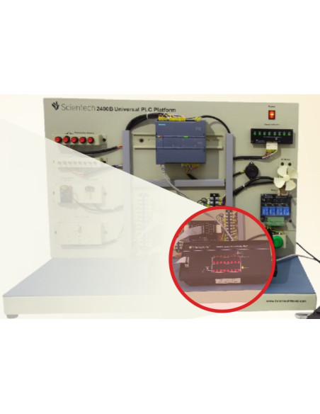 Scientech2421 Water Level Control by PLC
