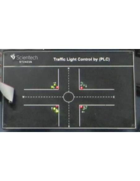 Scientech2423A Tráfego controlador PLC