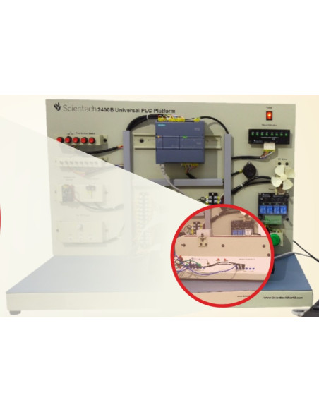 Scientech2425 Controle do transportador por PLC