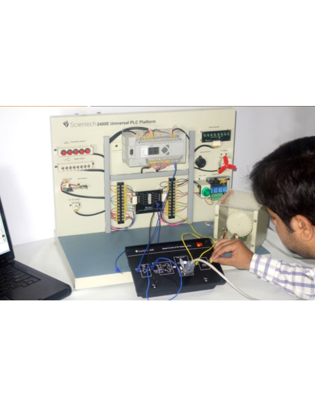 Scientech2426 Speed Control of DC Motor by PLC