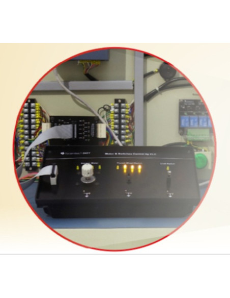 Scientech2427 Motor y Control de Interruptores por PLC