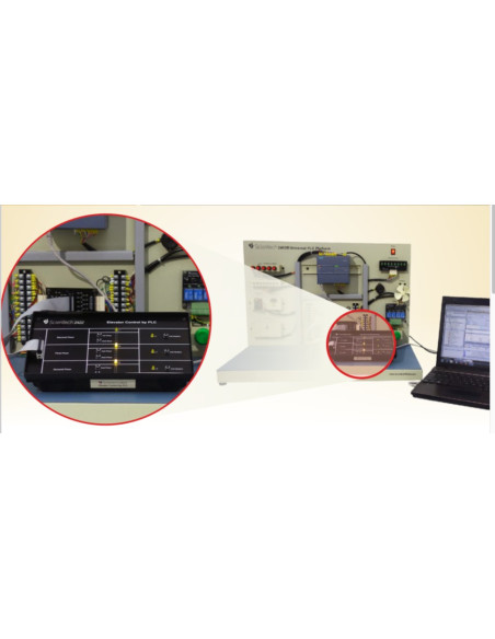Scientech2422 Elevator Control by PLC