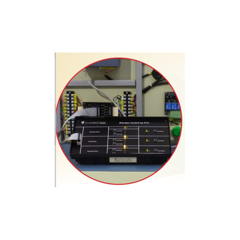 Scientech2422 Elevator Control by PLC