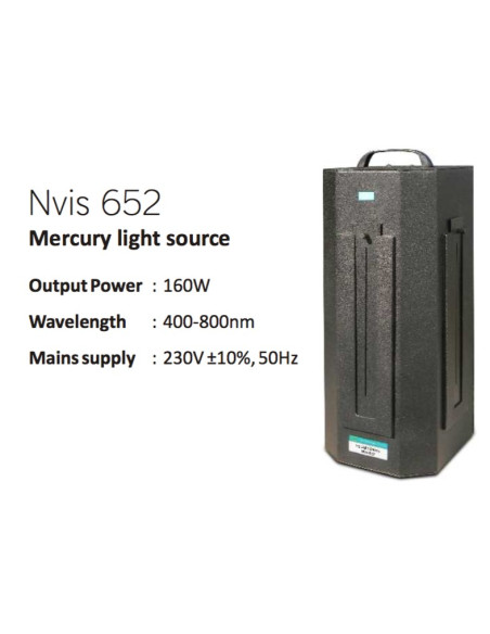 Nvis 652 Fuente de Luz de Mercurio