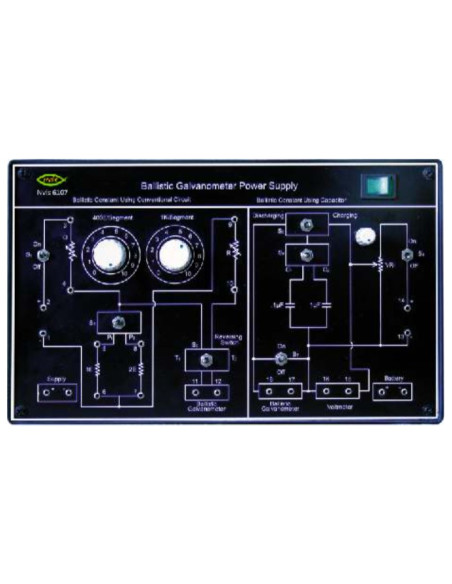 Nvis 6107 Laboratorio para la Configuración Galvanómetro Balístico