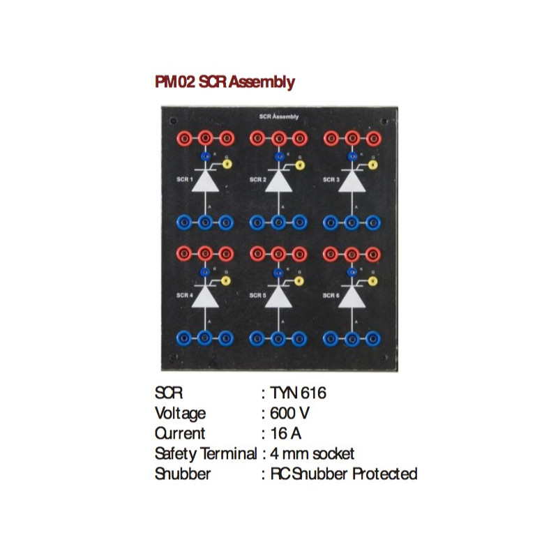 Power Circuit Module - PM 02 SCR Assembly 600V