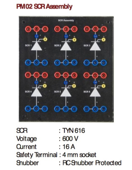 Power Circuit Module - PM 02 SCR Assembly 600V