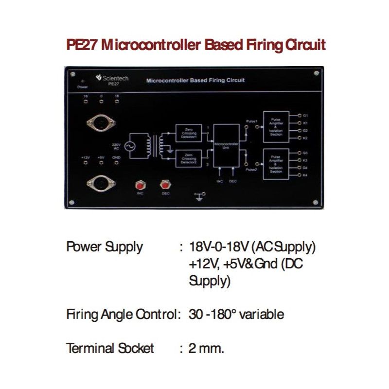 Optional Firing Circuit - PE27 Microcontroller Based Firing Circuit