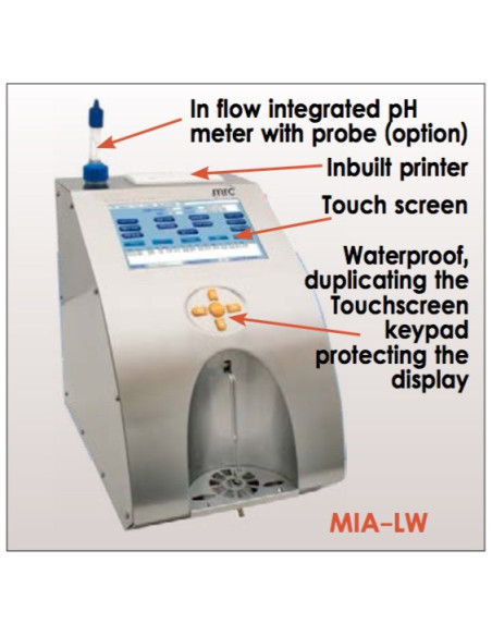 MIA-LW Analisador Automático de Leite Ultra-Sônico