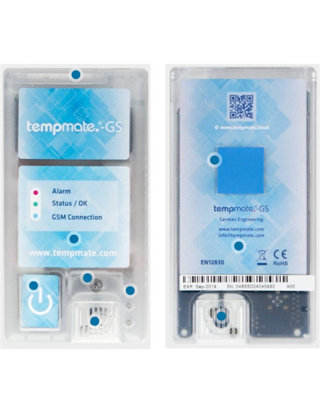 Tempmate-GS Monitoreo de la Cadena de Frío en Tiempo Real