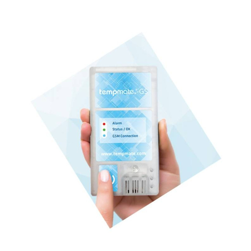 Tempmate.®-GS Monitoramento em tempo real da cadeia de frio