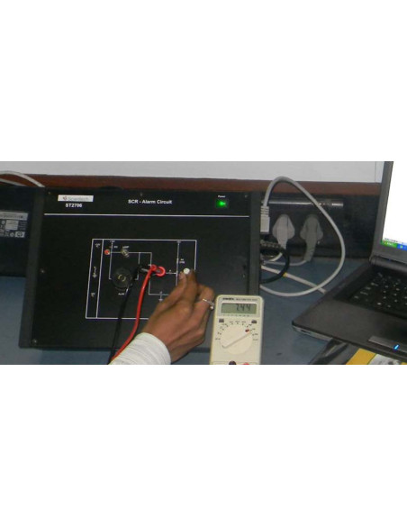 Scientech2706 Plataforma para Circuito de Alarma SCR