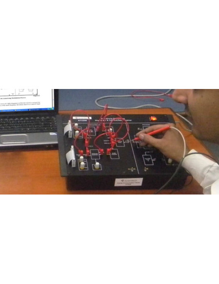 Scientech2208 Laboratory for Armstrong Frequency Modulator & Demodulator