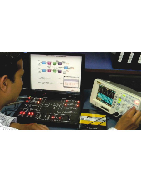 Scientech2804 TechBook 4 Channel TDM PCM Transmitter and Receiver