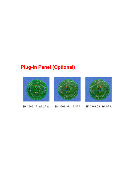 Panel de plug-in (opcional)