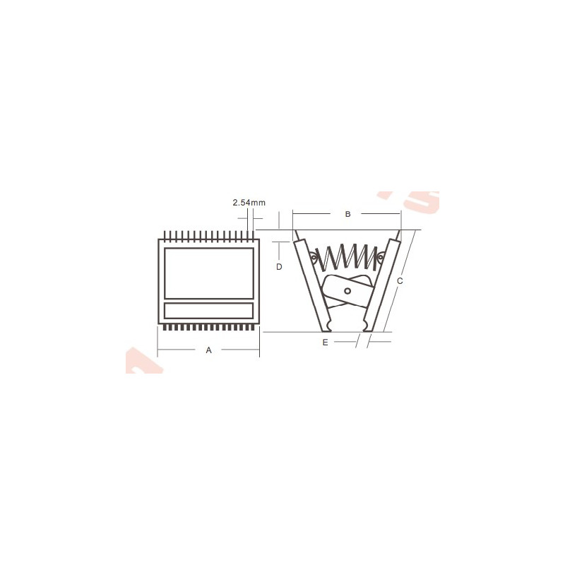 ITC-36A 36 Pin IC Test Clip