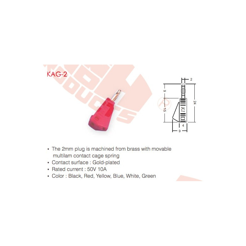 KAG-2 (Enchufe de 2 mm)