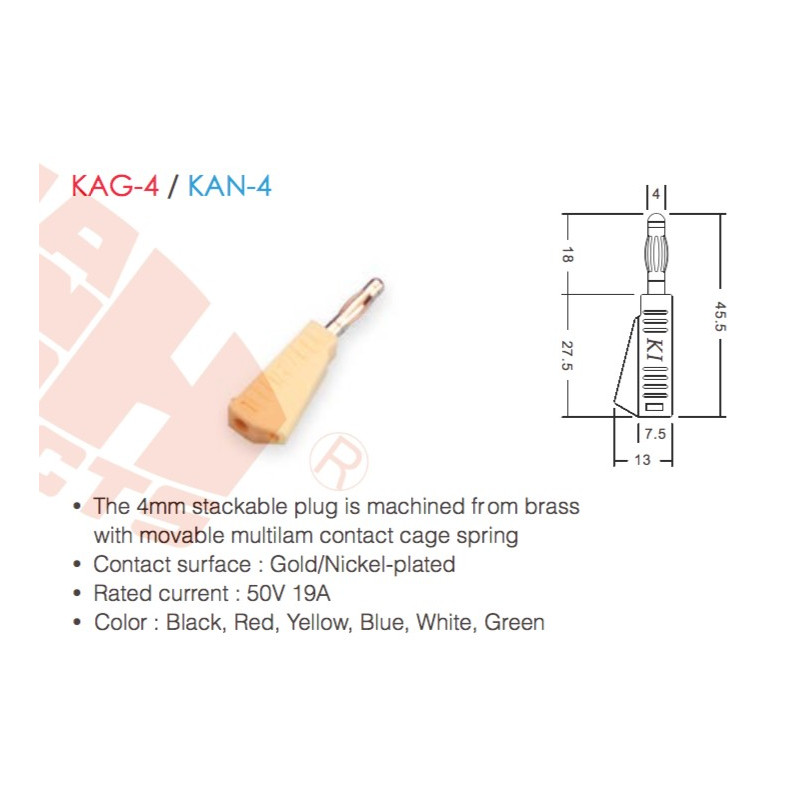 KAG-4/KAN-4 (Ficha de 4 mm)