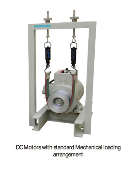 Motores DC com arranjo de carregamento mecânico padrão