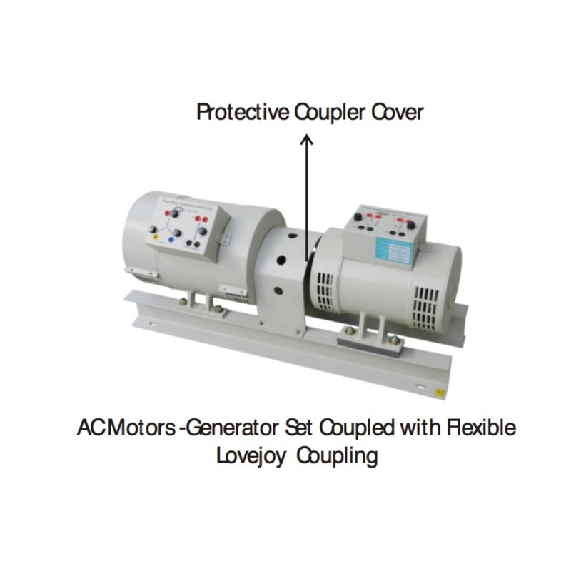 AC Motors -Generator Set Juntamente com Flexível Lovejoy Acoplamento