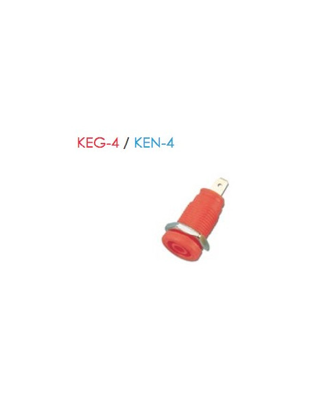 KEG-4 / KEN-4 (4 mm Plug Removable for Welding or 6.4 mm Quick Termination)