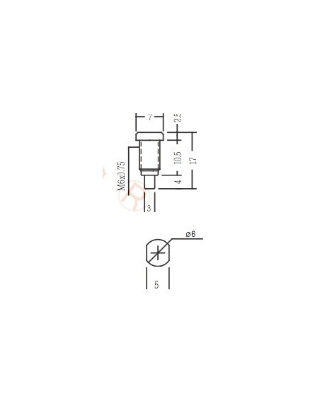 KPG-2A (2 mm Plug with 6 x 5 mm Mounting Hole)