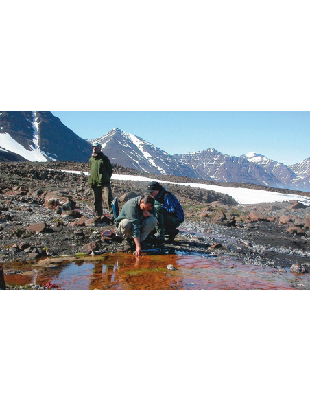 DIVING-PAM-II Fotossíntese examinada em fontes termais da Groenlândia