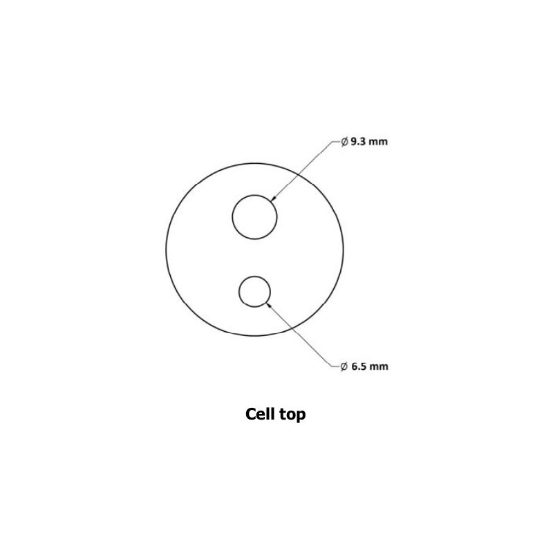 PTC2 Kit de Placa de Pilha de Teste (Eletroquímica / EIS) 