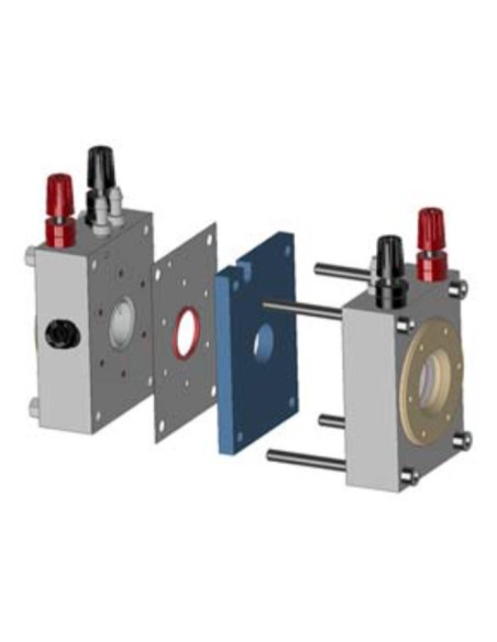 PCELL2 Kit de Pila Fotoelectroquímica (2 Ventanas Ópticas)