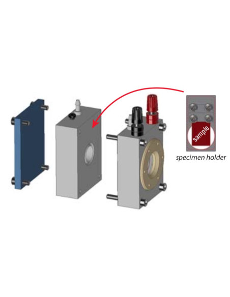 PCELL3 Kit de Pila Fotoelectroquímica (Con Un Portamuestras)