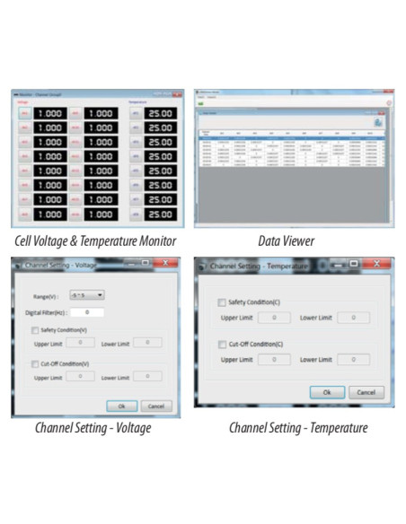 cXSoftware Software para Sistema de Controle de Estresse / Temperatura da Bateria